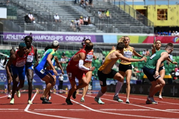 Mondiaux d'athlétisme - La République dominicaine remporte le 4x400 m mixte devant les Pays-Bas et les États-Unis