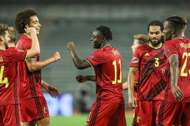 La Belgique va conserver sa première place au classement FIFA