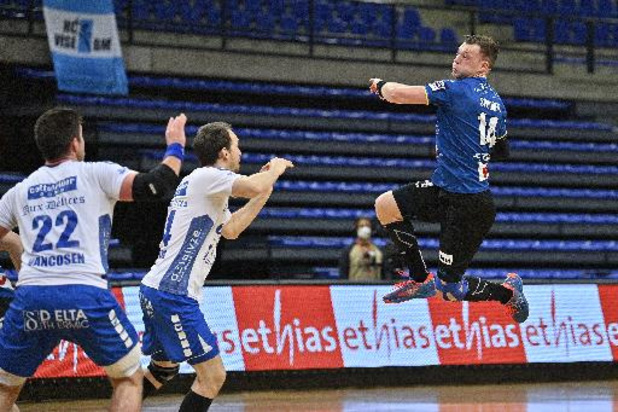 BENE-League handball - Première défaite du leader Lions, Atomix battu à Bocholt, partage pour Visé