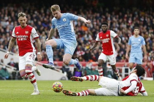 Les Belges à l'étranger - De Bruyne et Manchester City s'imposent de justesse à Arsenal