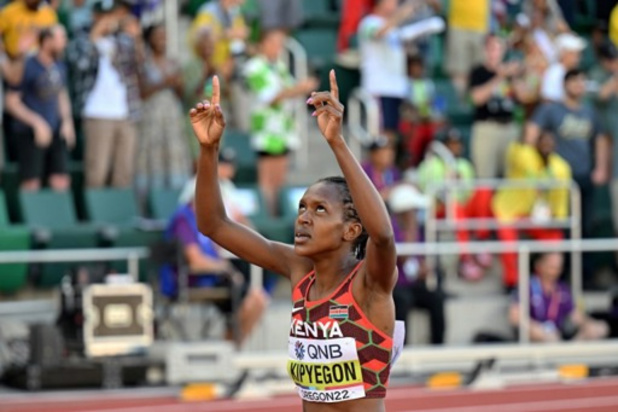 WK atletiek - Keniaanse Faith Kipyegon snelste op 1.500 meter