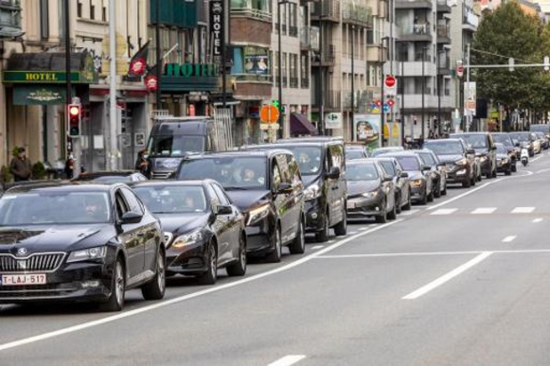 Les taxis mobilisés en front commun bloqueront le trafic jeudi matin à Bruxelles