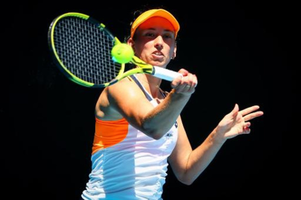 Elise Mertens face à Maria Sakkaria en quarts de finale