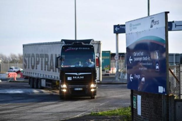 Près de la moitié des camions reviennent vides du Royaume-Uni