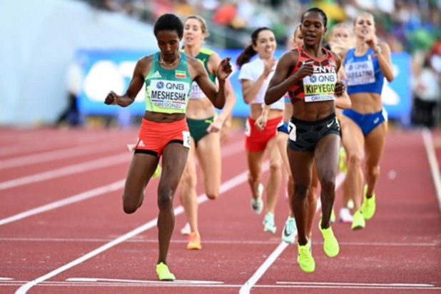 Mondiaux d'athlétisme - La Kényane Kipyegon décroche un 2e titre mondial sur 1.500 m