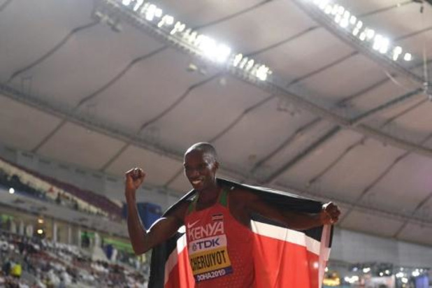 WK atletiek - Keniaan Cheruiyot pakt goud op 1.500 m