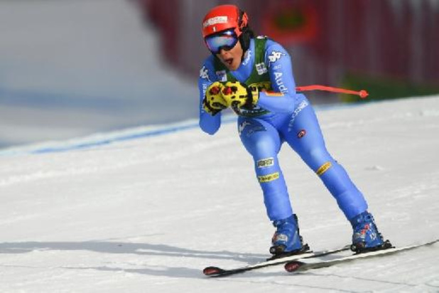 Federica Brignone remporte le second Super-G dames à Saint-Moritz, réduit à cause du vent