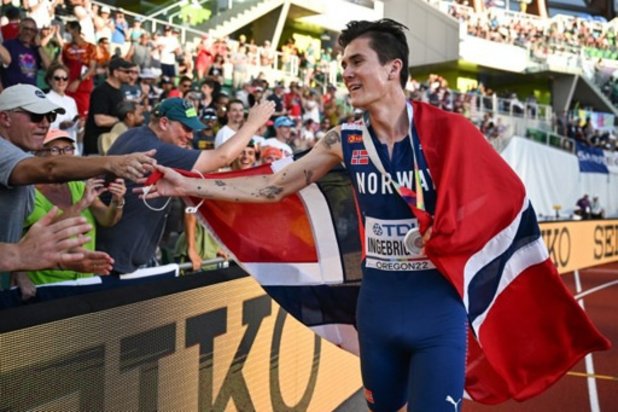 WK atletiek - Jakob Ingebrigtsen snelt wel naar goud op 5.000 meter