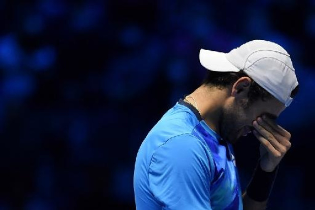 ATP Finals - Berrettini moet met de tranen in de ogen opgeven tegen Zverev