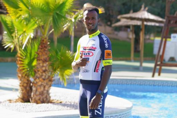 Biniam Girmay "envahi par l'émotion" après sa victoire au Trofeo Alcudia-Port d'Alcudia