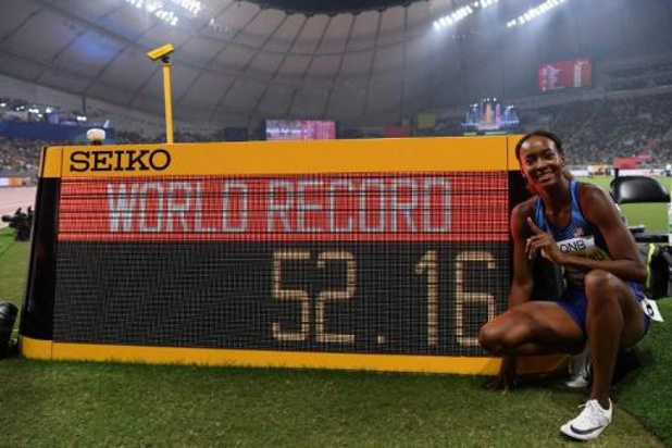 Titre et record du monde pour l'Américaine Dalilah Muhammad sur 400 m haies
