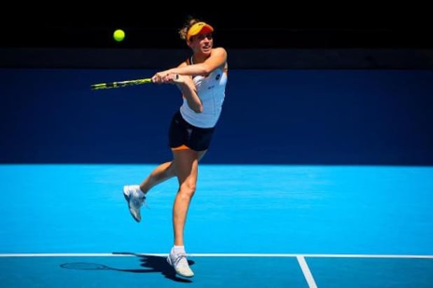 WTA Indian Wells - Elise Mertens wint makkelijk van Marta Kostyuk en gaat naar derde ronde