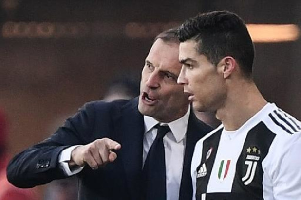 "Ronaldo blijft bij Juventus", verzekert coach Allegri