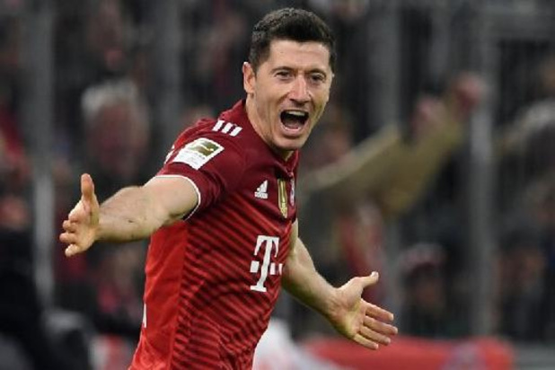 Robert Lewandowski (Bayern) en quête d'un nouveau record pour boucler l'année 2021