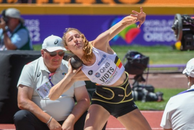 Mondiaux d'athlétisme - Noor Vidts, 5e à la bascule, ne "s'attendait pas à aller aussi vite sur 200 mètres"