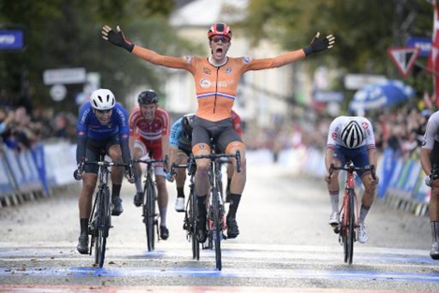 Mondiaux de cyclisme: Le Néerlandais Eekhoff disqualifié, l'Italien Battistella titré chez les espoirs