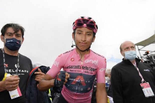 Giro - Bernal gaat slotrit als leider in: "Mijn roze trui was wel even in gevaar"