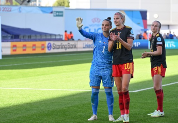 Euro féminin 2022 - Nicky Evrard: "Toujours agréable d'arrêter un penalty"