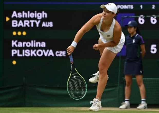 Ashleigh Barty bat Karolina Pliskova et remporte son premier Wimbledon