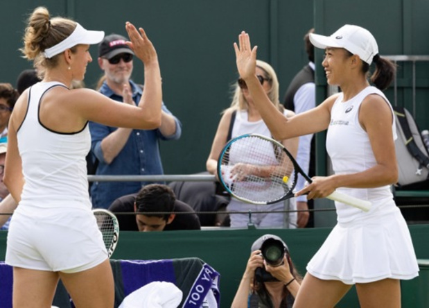 Wimbledon - Elise Mertens en Shuai Zhang bereiken finale dubbelspel