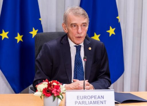 Europees Parlementsvoorzitter Sassoli in ziekenhuis met "ernstige complicaties"