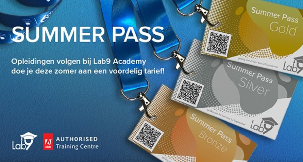 Summer Pass, Adobe opleidingen vanuit het kot van Lab9 Academy