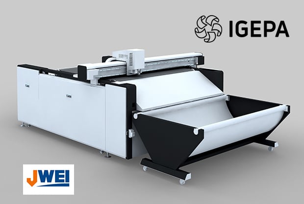 Igepa : gamme étendue de machines de découpe numérique JWEI