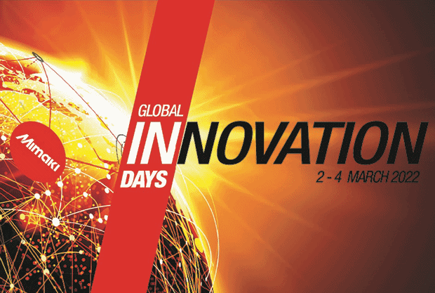 Tijdens de 'Global Innovation Days' van Mimaki worden nieuwe printers bekendgemaakt