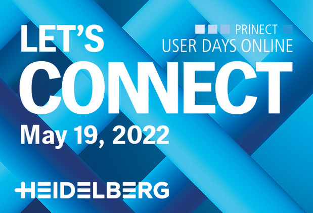 Let's connect on the Prinect User Days Online on May 19, 2022