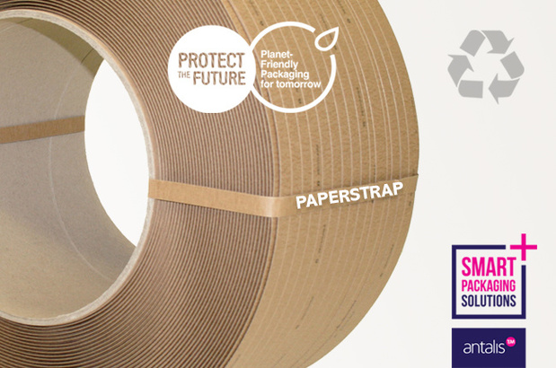 Nouveau chez Antalis : PaperStrap, le feuillard papier écologique