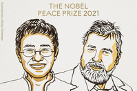Le Nobel de la paix à deux journalistes pour 