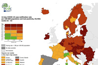 Covid: toute la Belgique désormais en rouge foncé sur la carte européenne