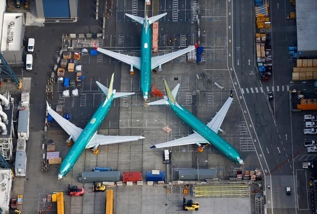 Boeing estime à 1 milliard de dollars le premier coût de l'immobilisation du 737 MAX