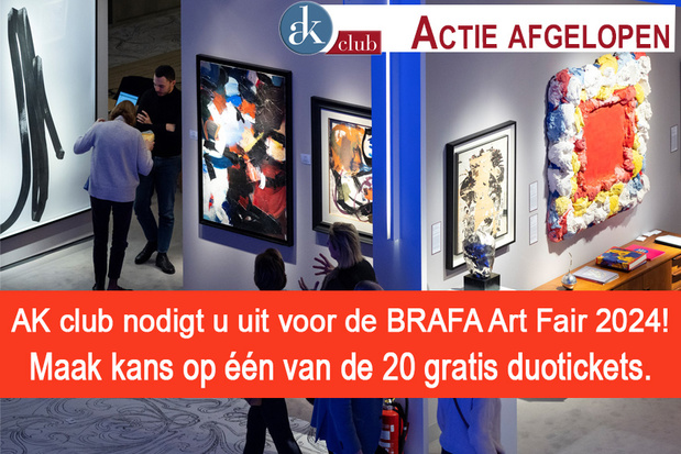 AK club nodigt u uit voor de BRAFA Art Fair 2024