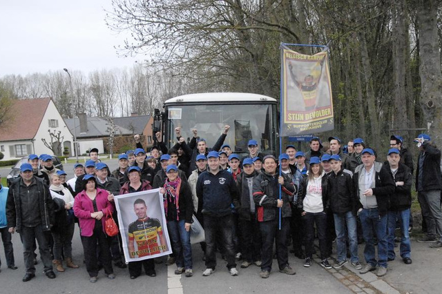 Supportersclub Stijn Devolder na het afscheid: "Met acht bussen naar Paris-Roubaix"