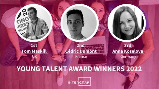 Intergraf maakt laureaten Young Talent Award bekend