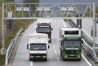 Le transport routier représente les 3/4 du transport intérieur de marchandises, record de la décennie