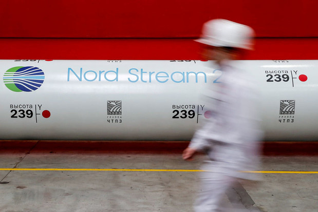 Eerste pijpleiding van Nord Stream 2 met gas gevuld