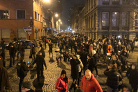 Manifestation contre le couvre-feu à Liège: 350 arrestations administratives et 7 blessés