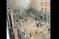Forte explosion dans un immeuble du centre de Madrid
