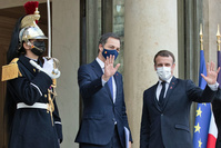 Alexander De Croo rencontre le président français Emmanuel Macron à Paris
