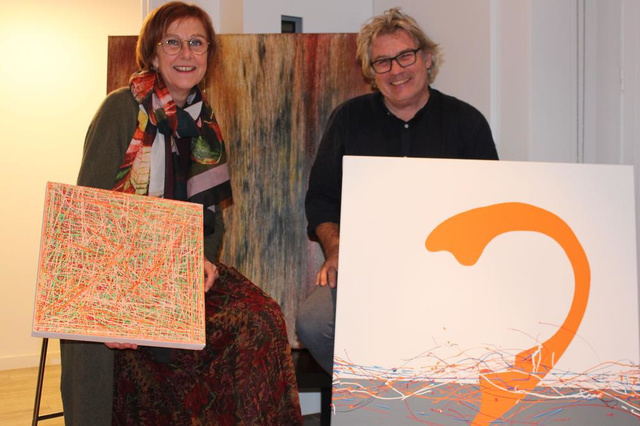 Dominique Vervaeke en Karel Duthoy exposeren in het Koetshuis Waregem: "Kunst met tubes van naalden"
