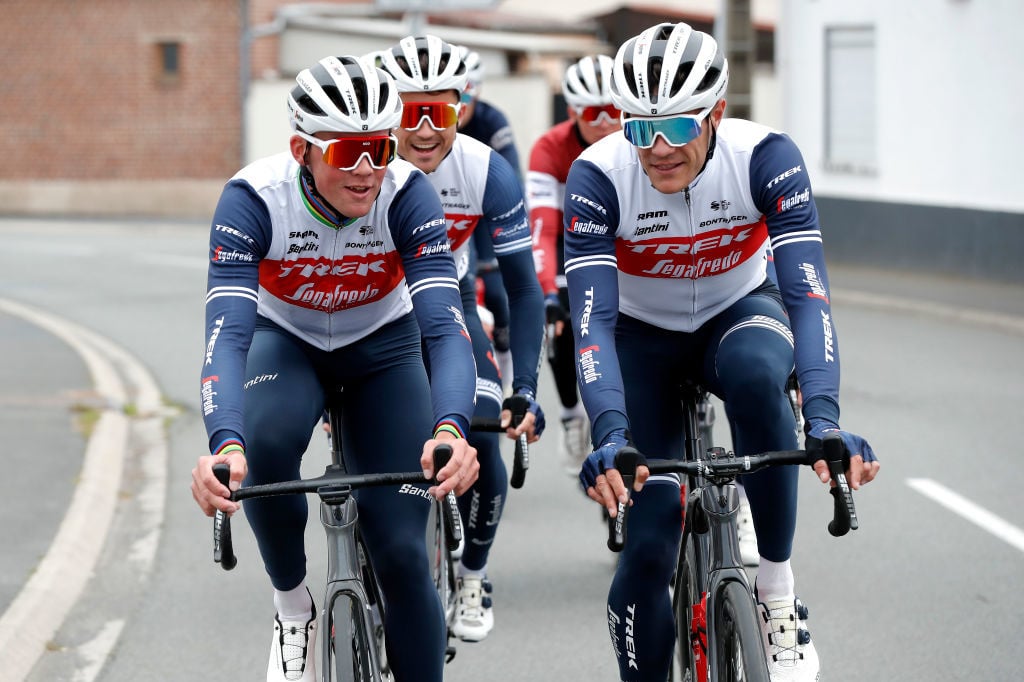 Séduisant sur le papier, le duo Pedersen-Stuyven n'a pas vraiment réussi à peser sur les courses de préparation au Tour des Flandres. Difficile de l'imaginer faire mieux dimanche., Getty Images/iStock