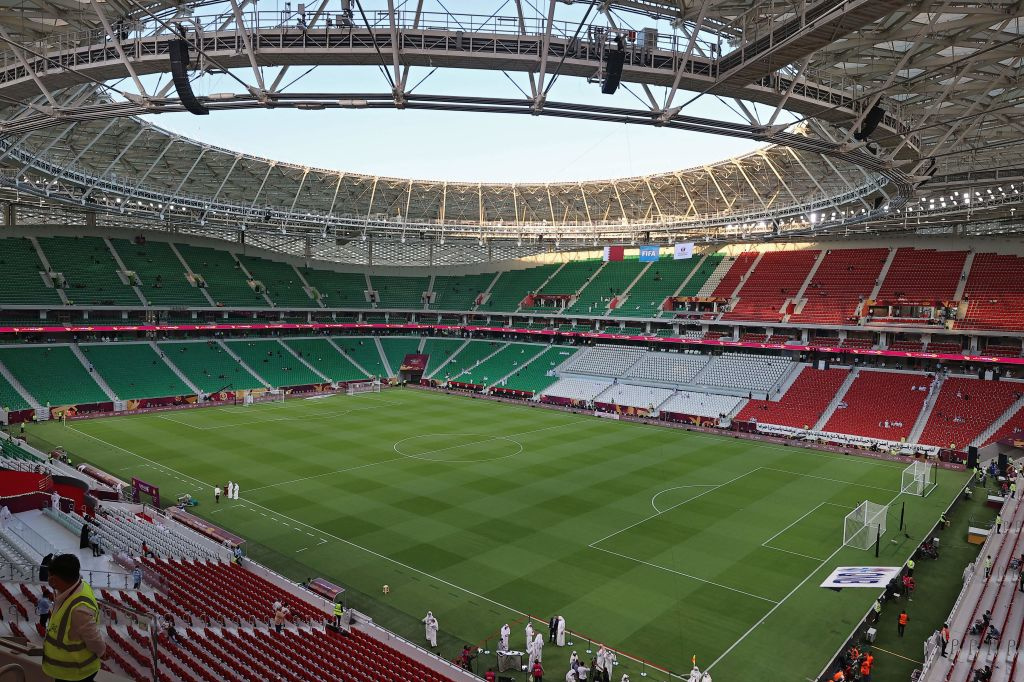 Le Al-Thumama Stadium sera l'un des 8 stades hôtes de la prochaine Coupe du monde au Qatar. Il est situé dans la capitale Doha., iStock