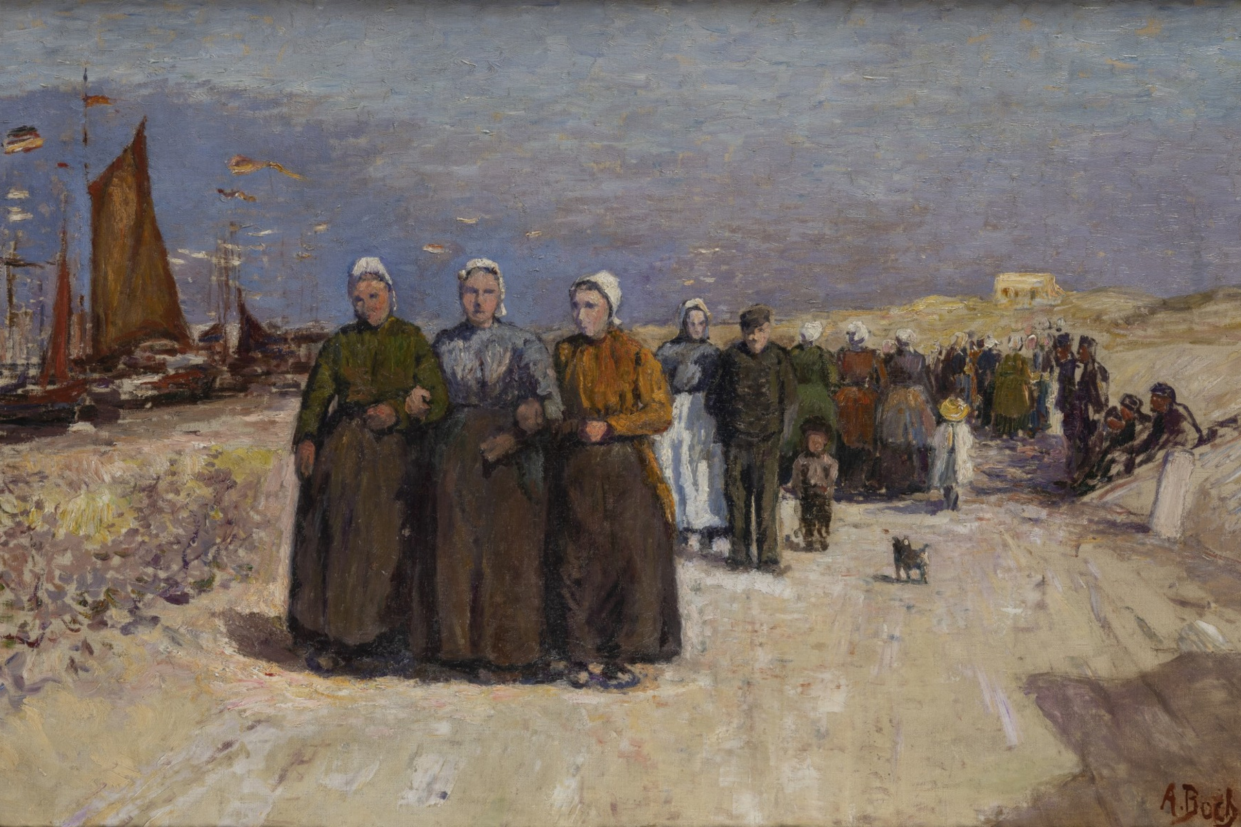 Anna Boch, La Promenade du dimanche, 1906-1908. Privécollectie., Vincent Everarts