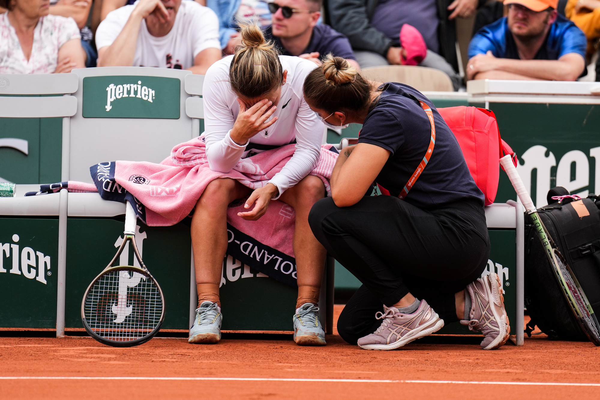 Simona Halep a connu une "crise de panique" lors de son deuxième tour à Roland-Garros. L'ancienne lauréate doit déjà faire ses valises., iStock