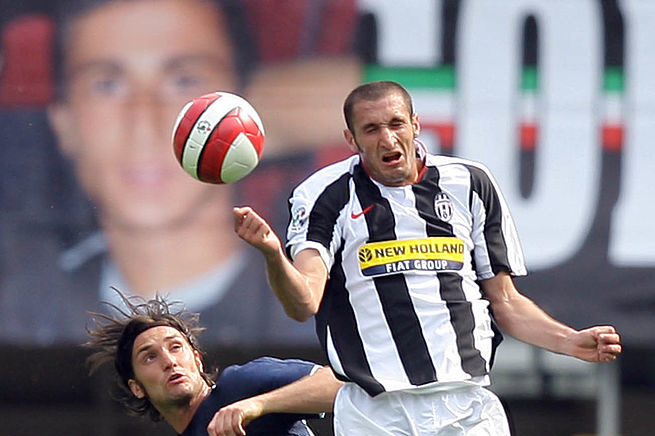 En 2008, Chiellini marque un doublé contre la Lazio et permet à la Juventus de retrouver la Ligue des Champions. Il est aussi élu meilleur défenseur de la compétition italienne., iStock