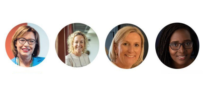 Ingrid Gonnissen, Kristel Demotte, Marijke Schroos en Bélise Songa zijn de vier gezichten achter de vierde editie van het Young Potential Boostcamp., DN