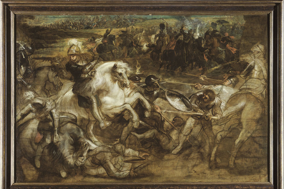 Peter Paul Rubens, Henri IV in de slag bij Ivry, Michel Wuyts en Louis De Peuter, Collectie Stad Antwerpen, Rubenshuis