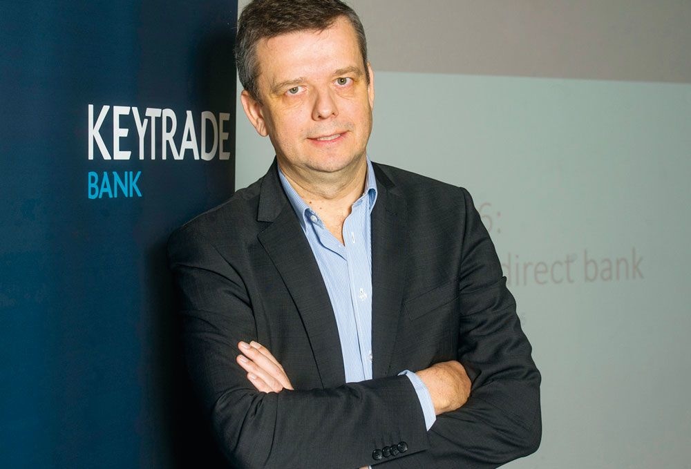 Thierry Ternier, CEO de Keytrade Bank, belga image